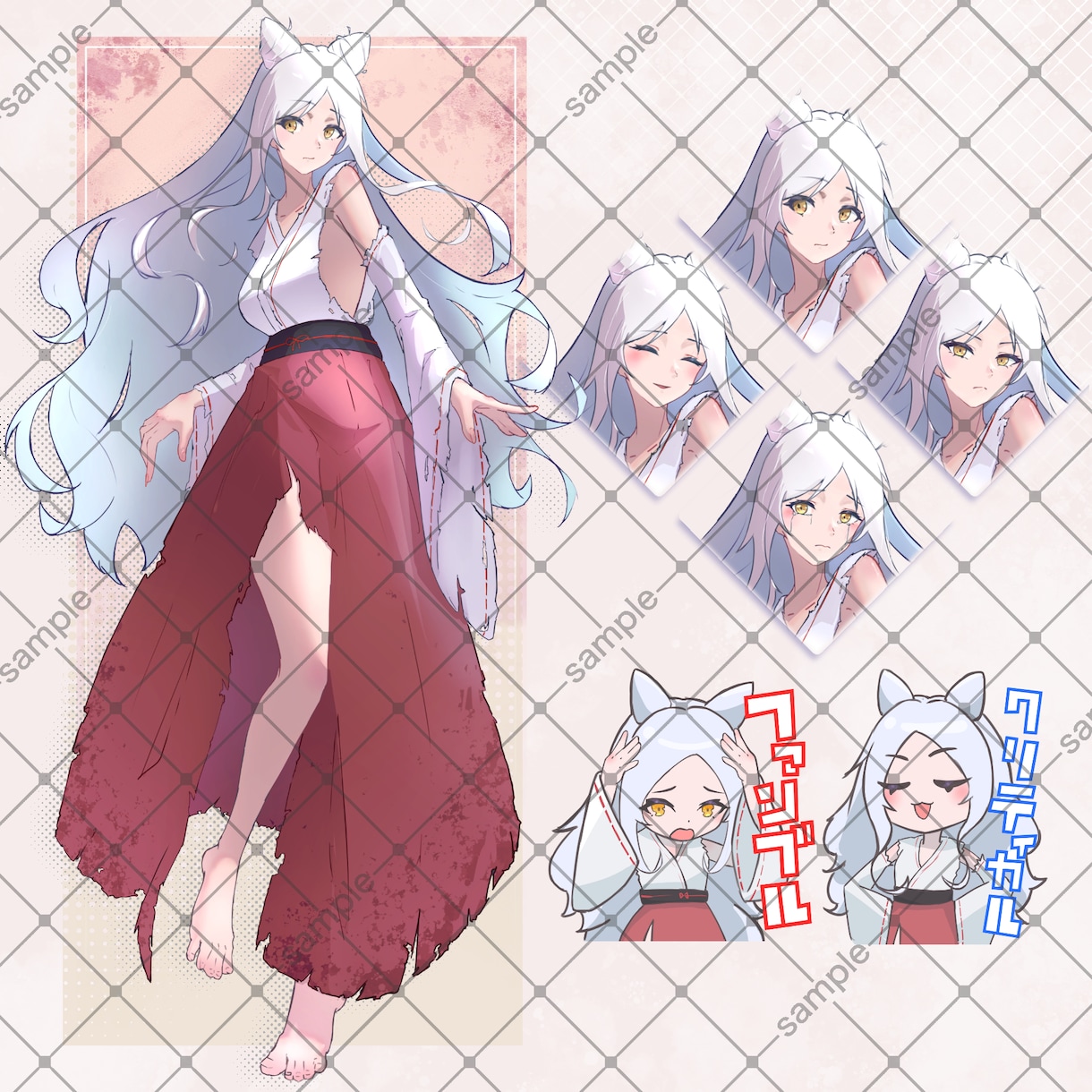 TRPGなどのオリジナルキャラクターデザインします スタイリッシュな高等身キャラクターが得意です！ イメージ1