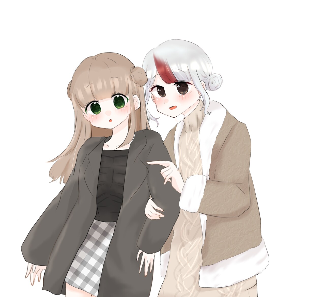ふわふわ系の夢絵を制作します あなたの素敵なカプを描かせてください！ イメージ2