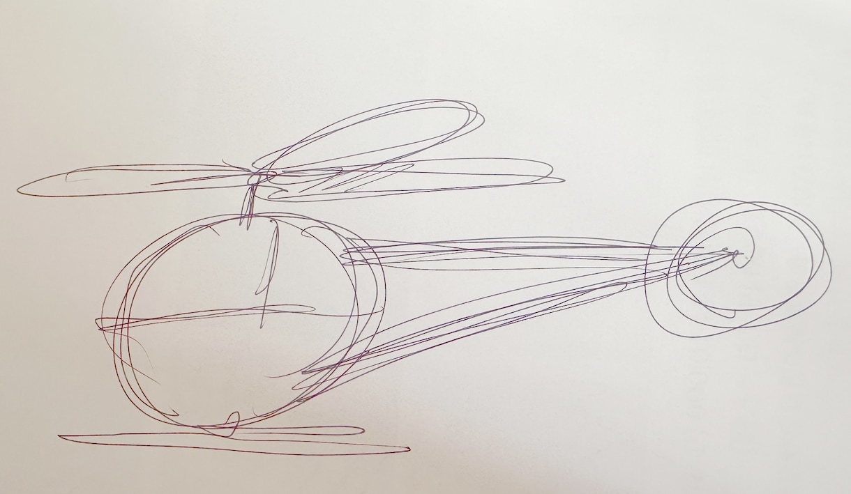 落書きや言葉からAI画像生成代行できます 言葉で表現できない場合、簡単な落書きで画像生成できます。 イメージ2