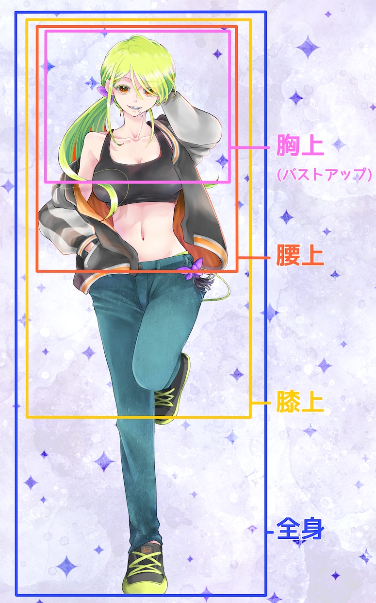 愛着の湧く立ち絵描きます 色んな絵柄のオリジナルキャラが欲しい人へ！ イメージ2