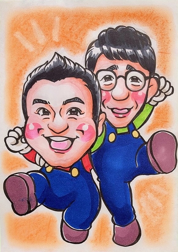 誰でも喜んでいただける可愛い似顔絵描きます 嫌な部分は誇張せずにどなたも可愛くかつ似ている似顔絵描きます イメージ8