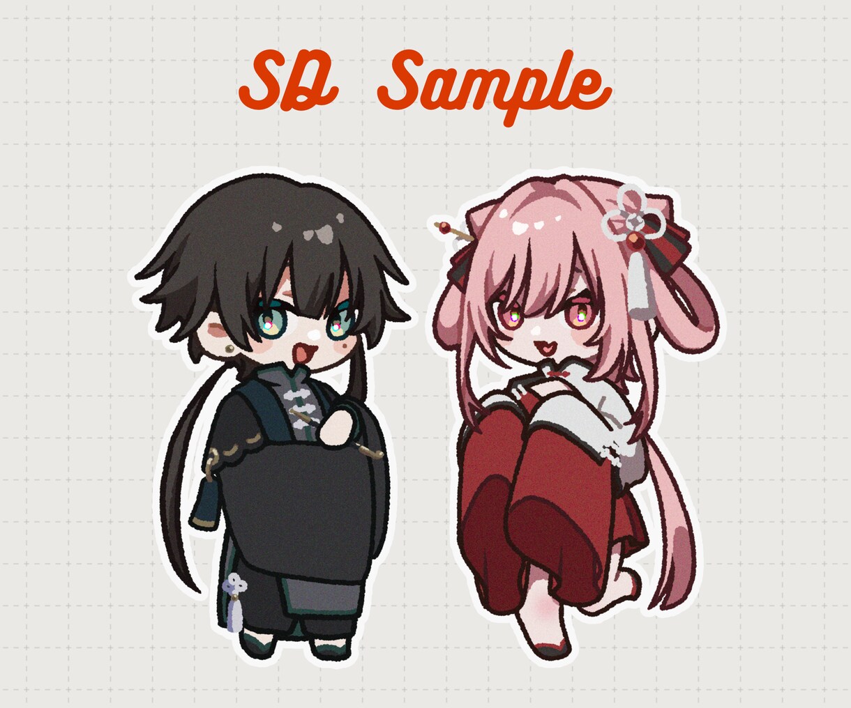 かわいいミニキャライラスト制作いたします SNSアイコン・グッズ・サムネイルに！ イメージ5