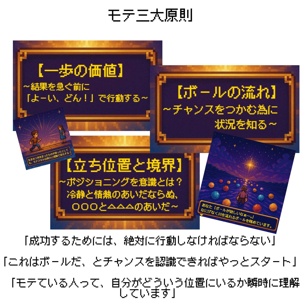 モテる自分を仕組み化する恋愛教材を届けます 恋愛で空回りしない立ち振る舞いとコミュ力をRPG式に鍛えます イメージ6