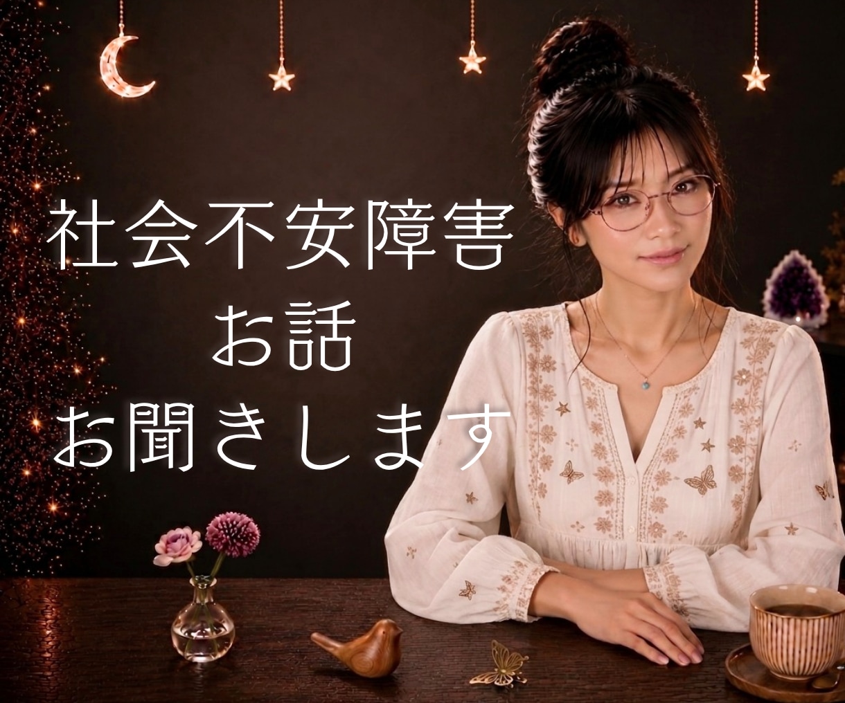 社会不安障害のお悩みをお聞きします 緊張や不安もそのままで、どんな状態でも安心してお話しください イメージ1