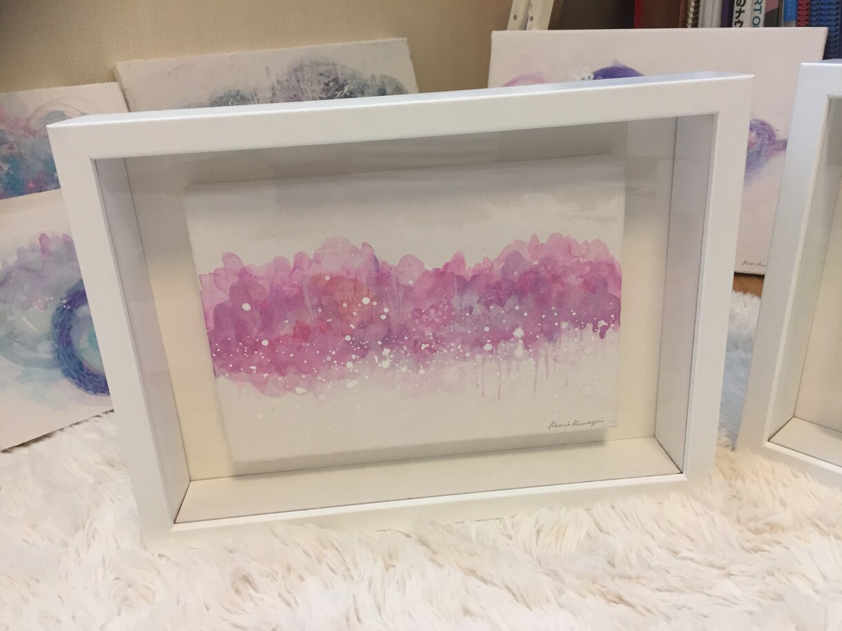 オーターメイドで絵画制作できます あなただけの特別な一点物の抽象画です。 イメージ5
