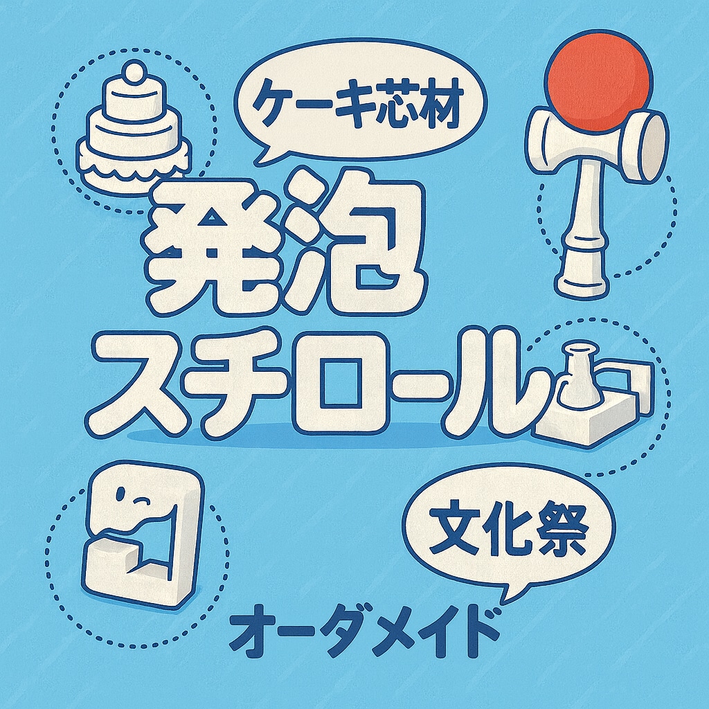 発泡スチロールの加工販売をします 発泡スチロールでオーダー製作します イメージ1