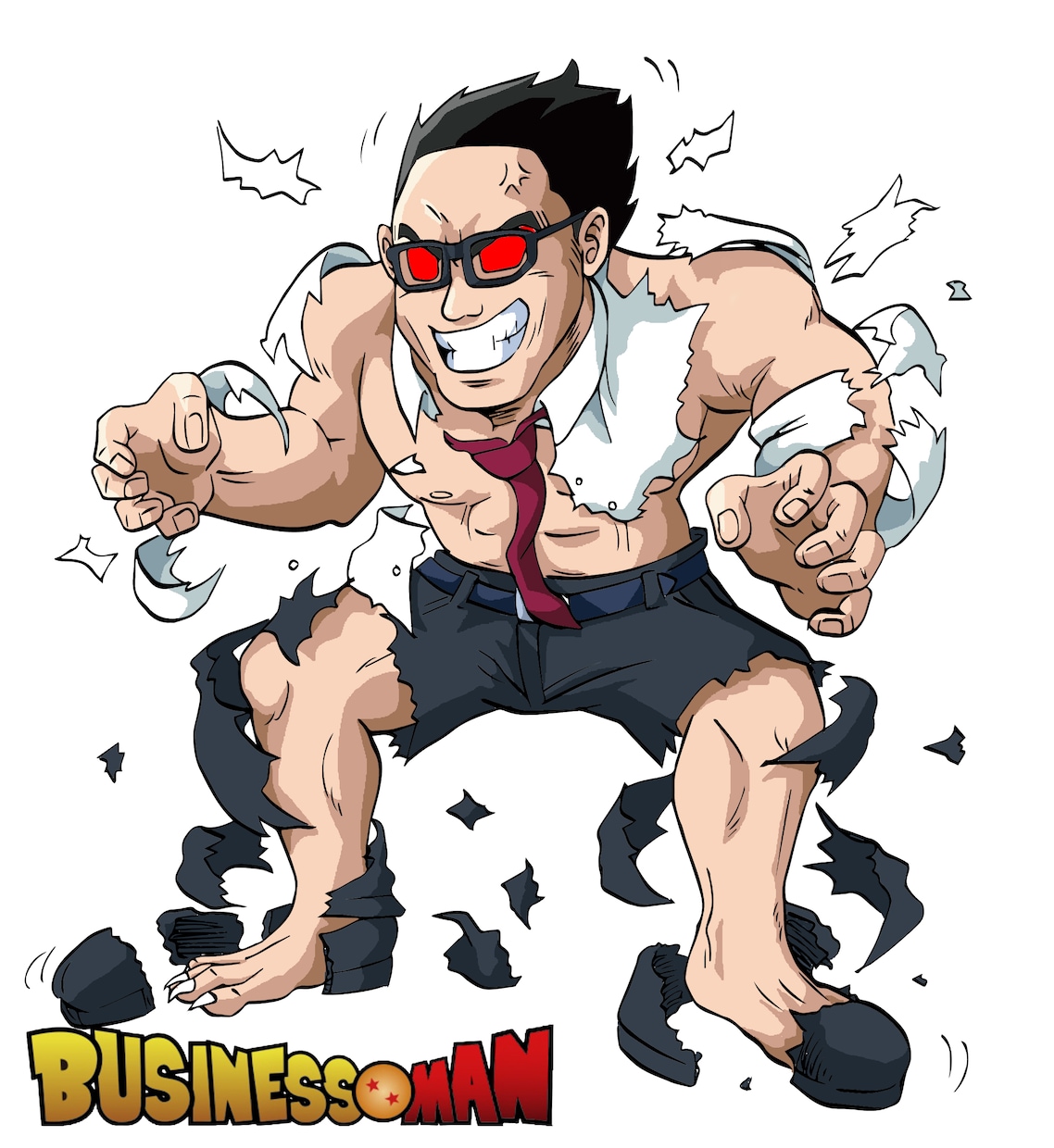 ドラゴンボール風似顔絵でSNSで注目させちゃいます お誕生日や還暦のプレゼントにDB風似顔絵でサプライズ★! イメージ9