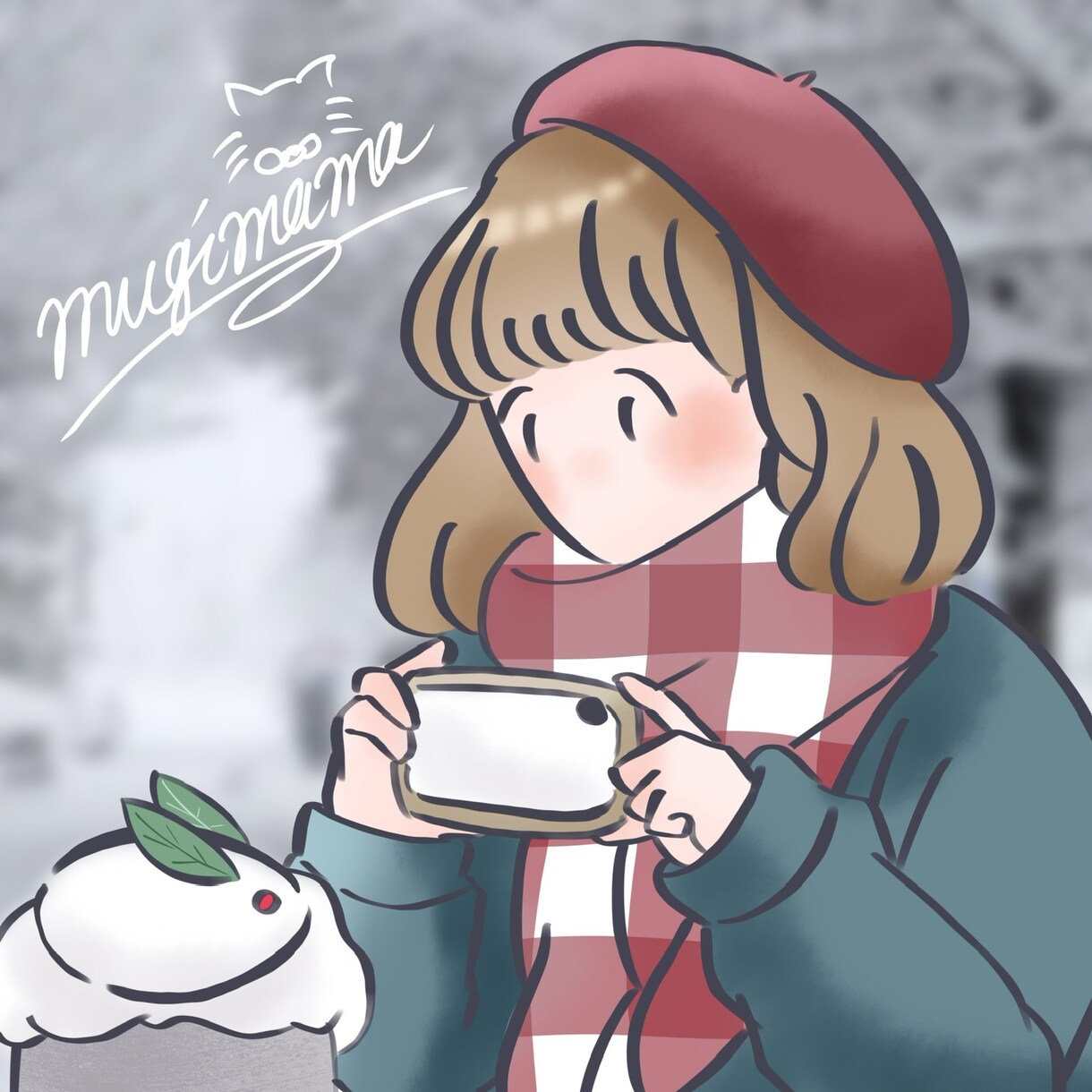 ほんわかしたアイコンを作成いたします ゆるっとしたアイコンが欲しい方へおすすめです！ イメージ6