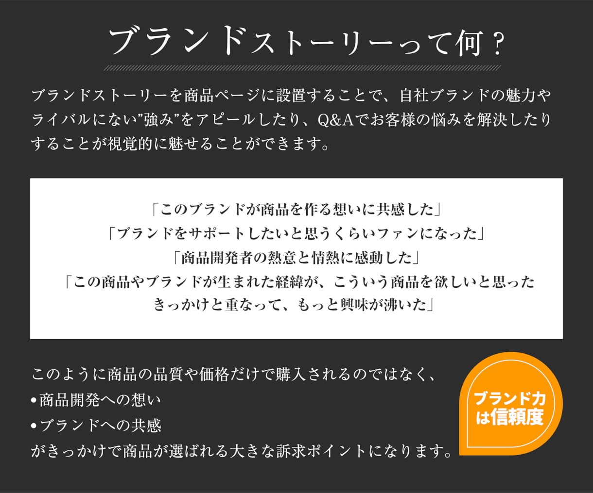 Amazon用ブランドストーリー1式デザインします 商品紹介コンテンツA+ブランド力UP効果大ブランドストーリー イメージ5