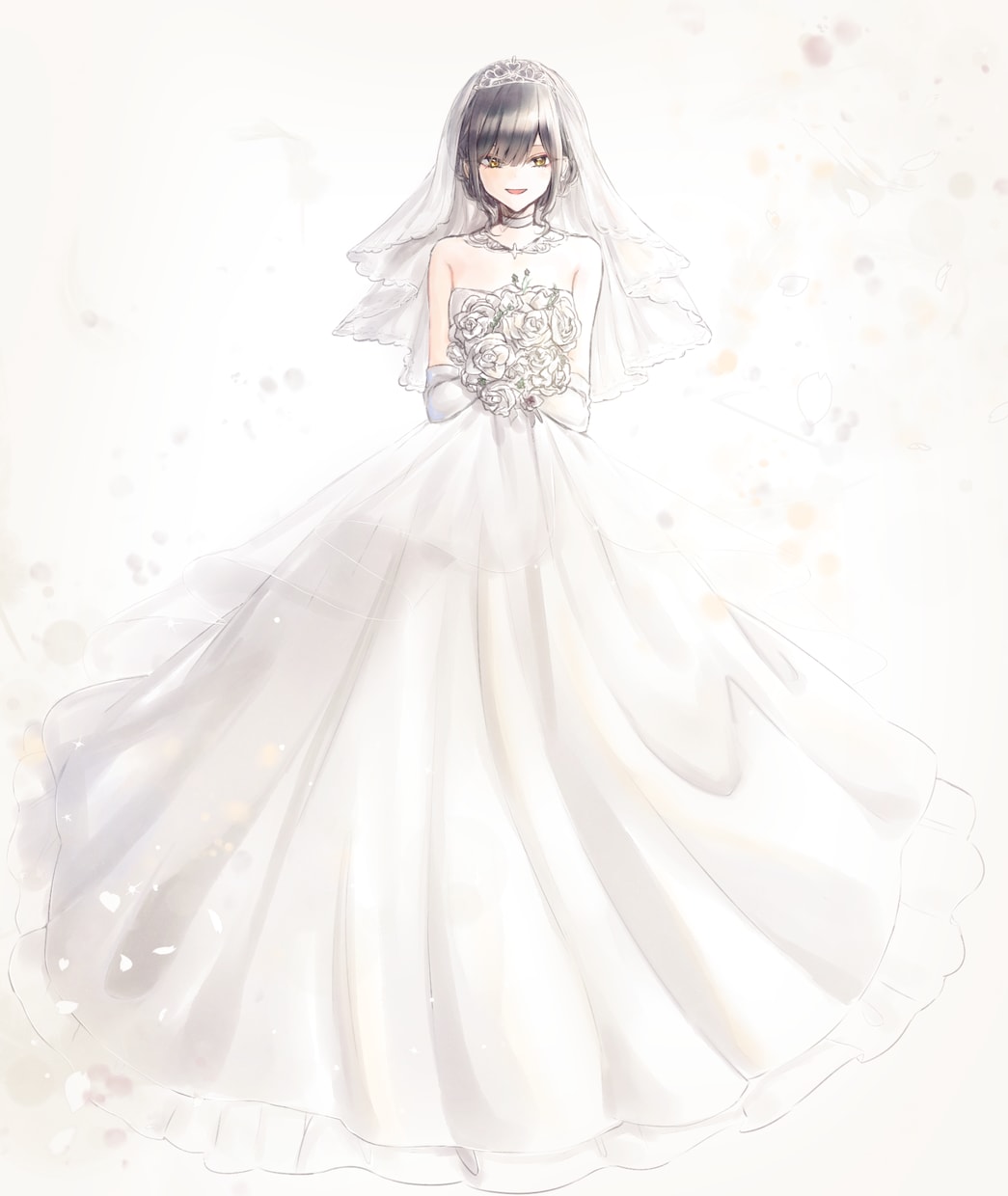 水彩風の綺麗なイラスト！二週間ほどで納品できます ◇一枚絵や動画サムネなどにどうぞ！キャラデザも可！ イメージ2