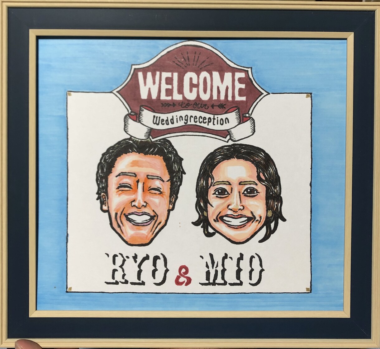 誕生日や結婚式のウェルカムボードをお描きします 誕生日や結婚式のウェルカムボードを探しの方へ イメージ3