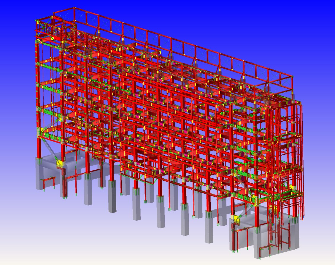 建築鉄骨図面・３Dモデル作成ます 積算用３Dモデル作成可能、原寸依頼は要相談 イメージ2