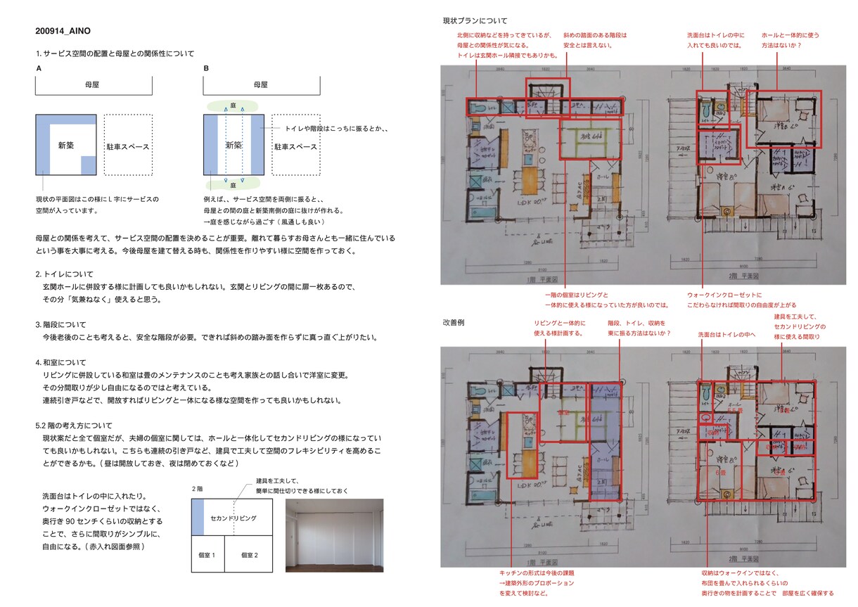 住宅の間取りのセカンドオピニオンを行います 一級建築士が住宅間取りに対するアドバイス(診断)を行います。 イメージ1