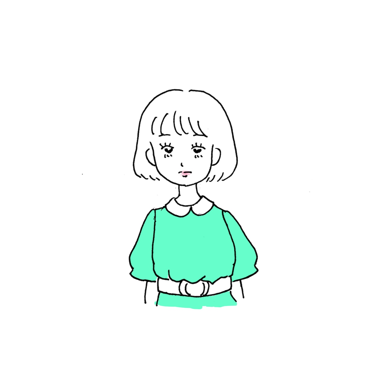 修正無制限！多様なシンプルテイストの似顔絵描きます SNS用のアイコン、友達へのプレゼントに！ イメージ1