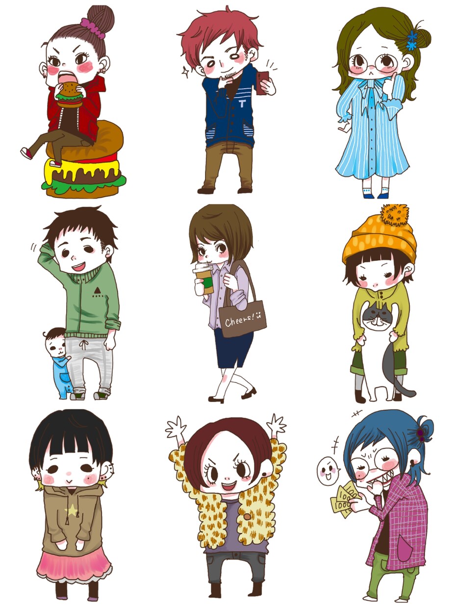 イラスト制作いたします 癖になるポップなイラストをお届け！ イメージ6