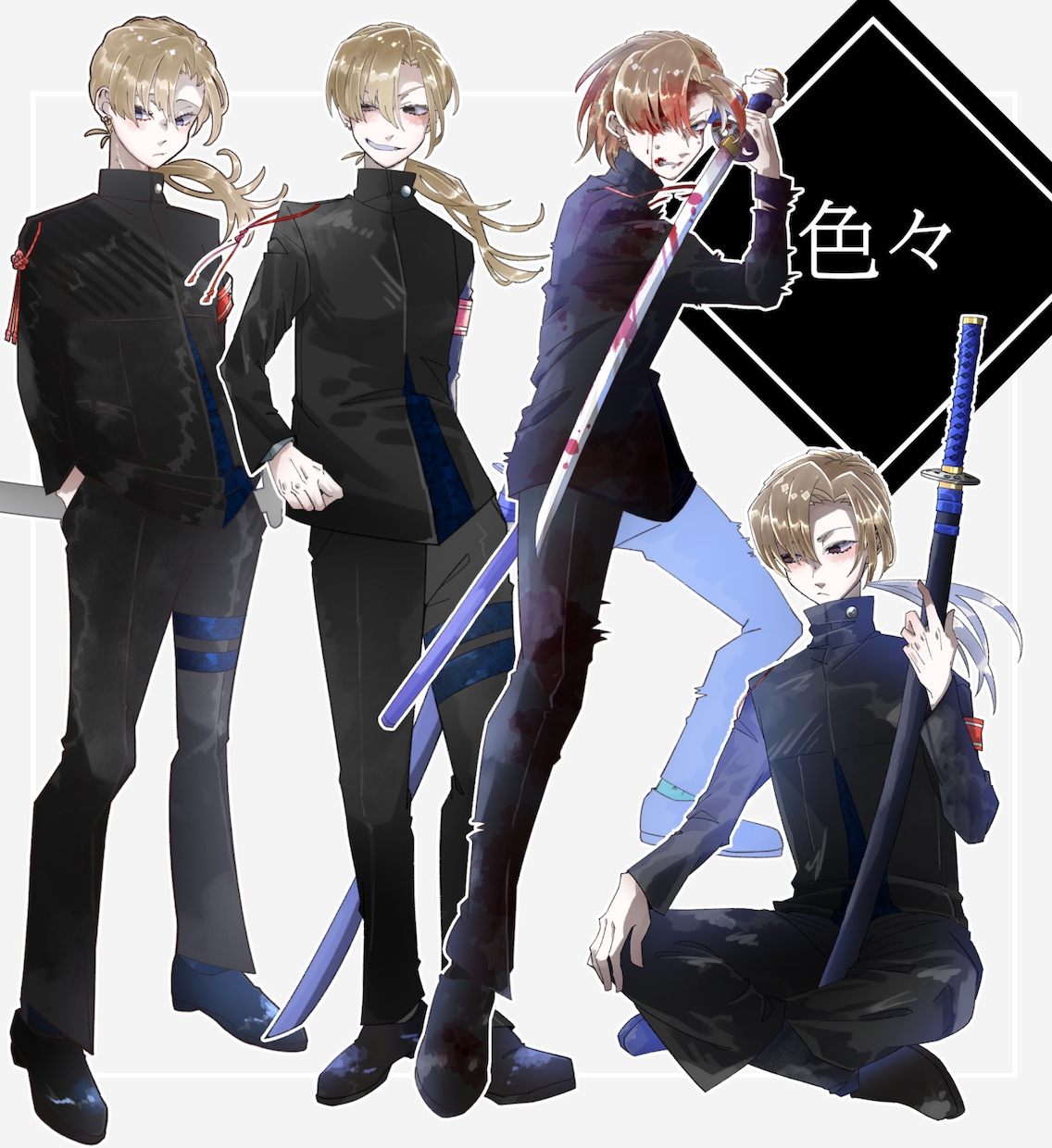 キャラクターデザイン、立ち絵製作承ります TRPG、動画に使える立ち絵製作を行います イメージ8