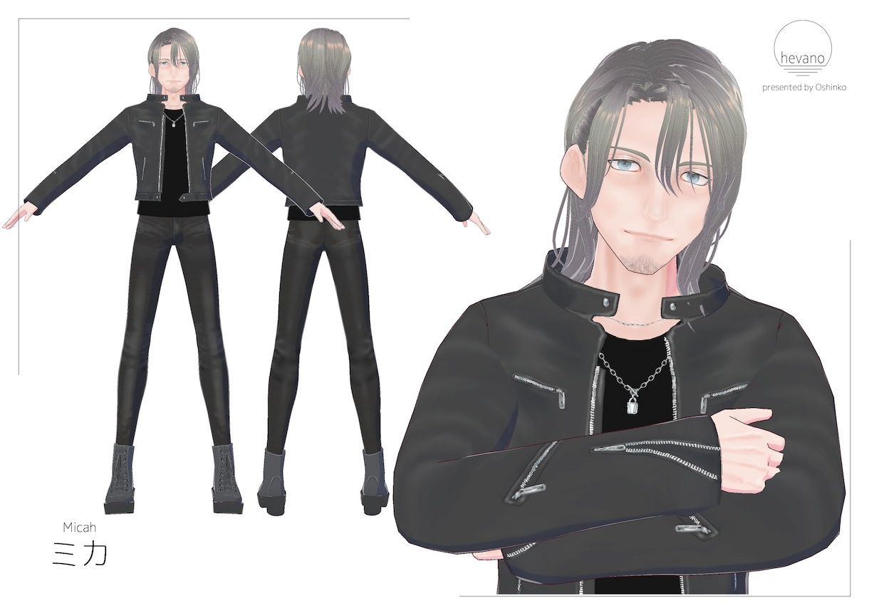 VRoid製オリジナルモデルを制作します 繊細・やわらかい雰囲気の絵柄で個性を出したい方へ イメージ6