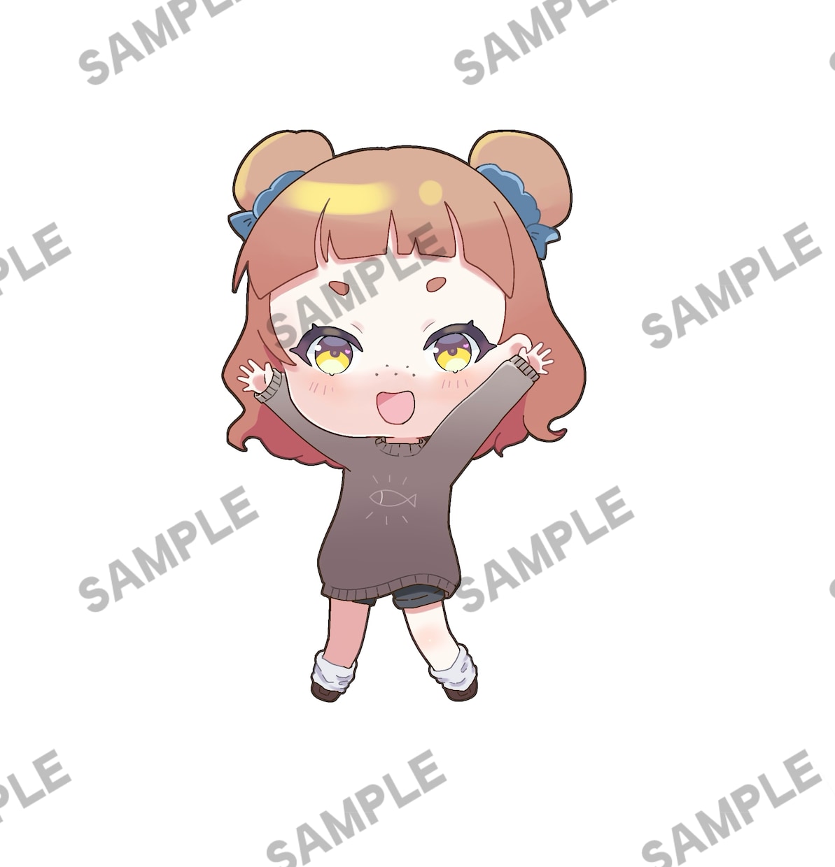 ゆるくてかわいいデフォルメイラストお描きします ちびキャラであなたやキャラクターの魅力をギュッと表現します イメージ2