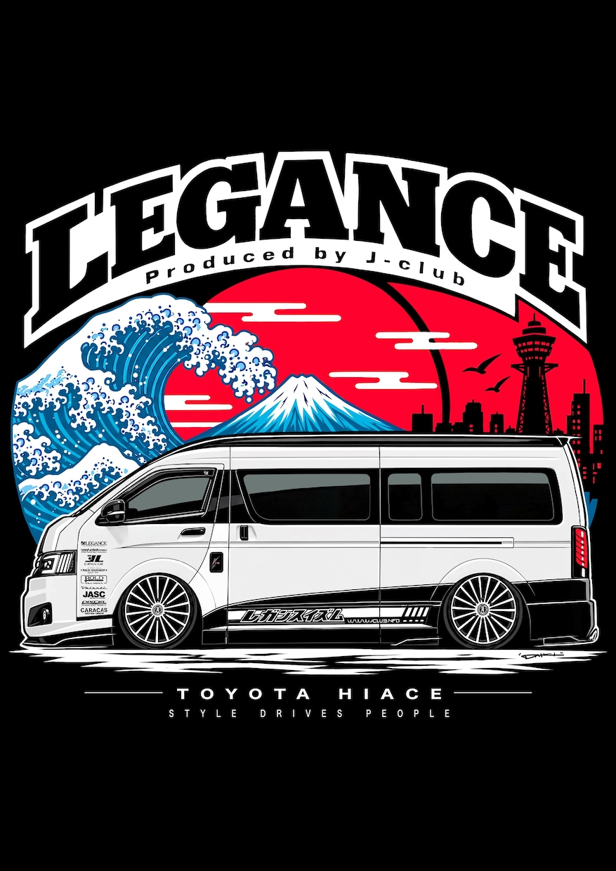 高クオリティの車のイラストを作成いたします Tシャツ・ステッカー・イベント・にも使えるカーイラスト制作！ イメージ3