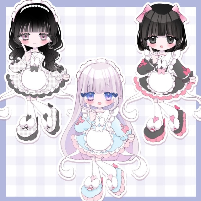 簡単ご依頼！メイドデフォルメイラストかきます オーダーシート＆容姿の分かる画像の２点提出 イメージ4