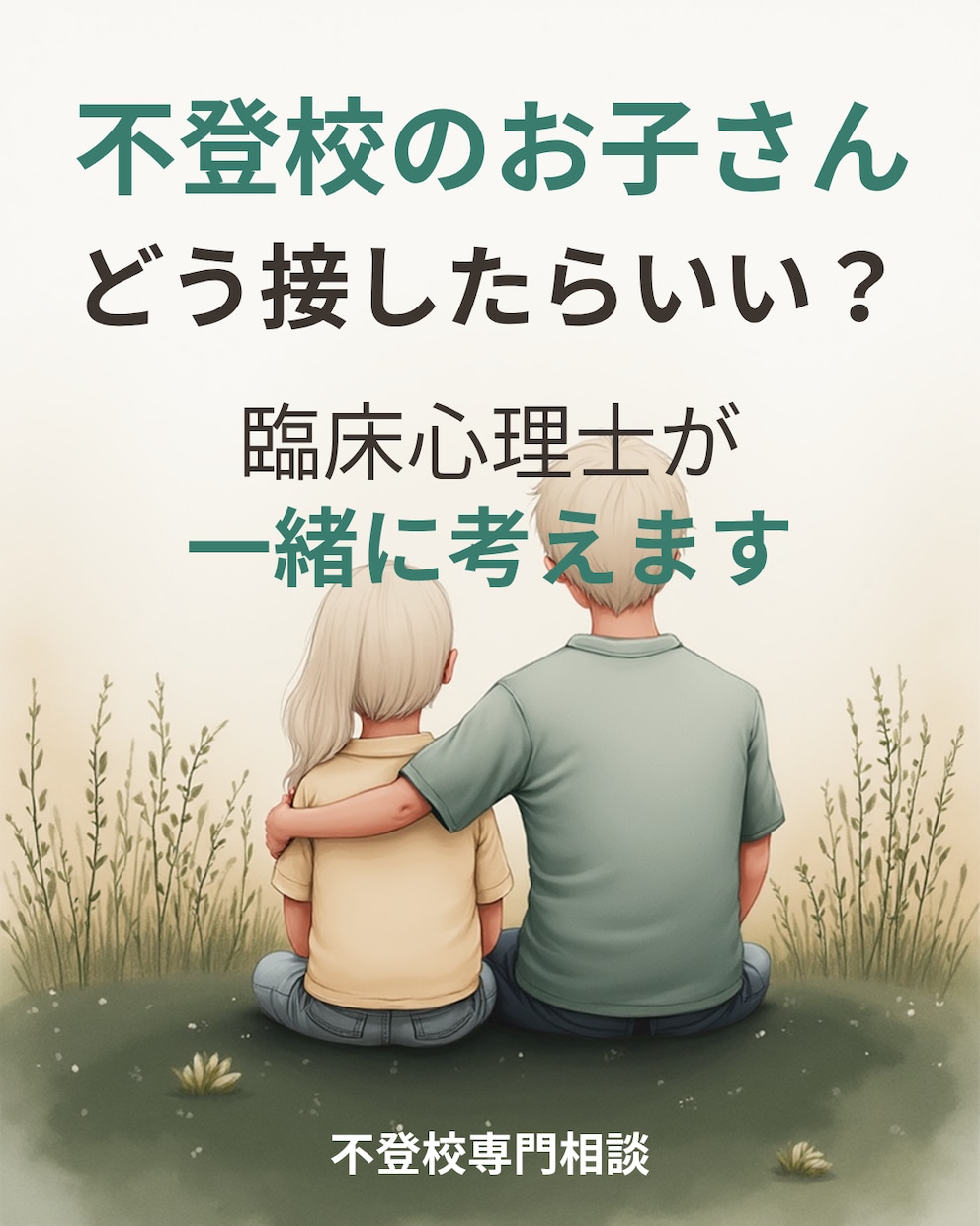 不登校の子の関わり方、相談します 一人で悩まず、親子に合った関わり方を一緒に考えます イメージ1