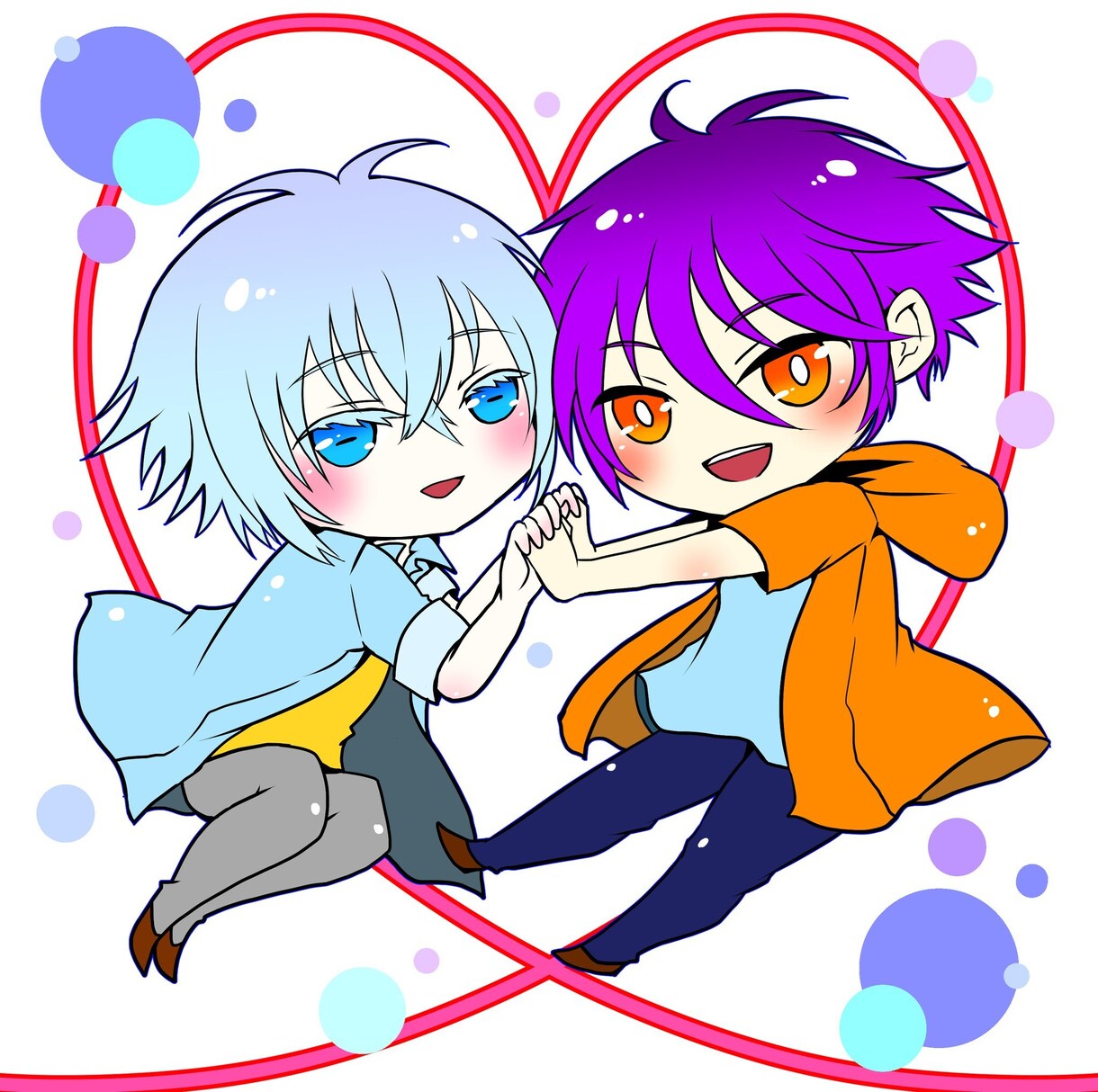 オリジナルミニキャラアイコンイラスト描きます SNSで使えるミニキャラアイコンを描かせていただきます！ イメージ2