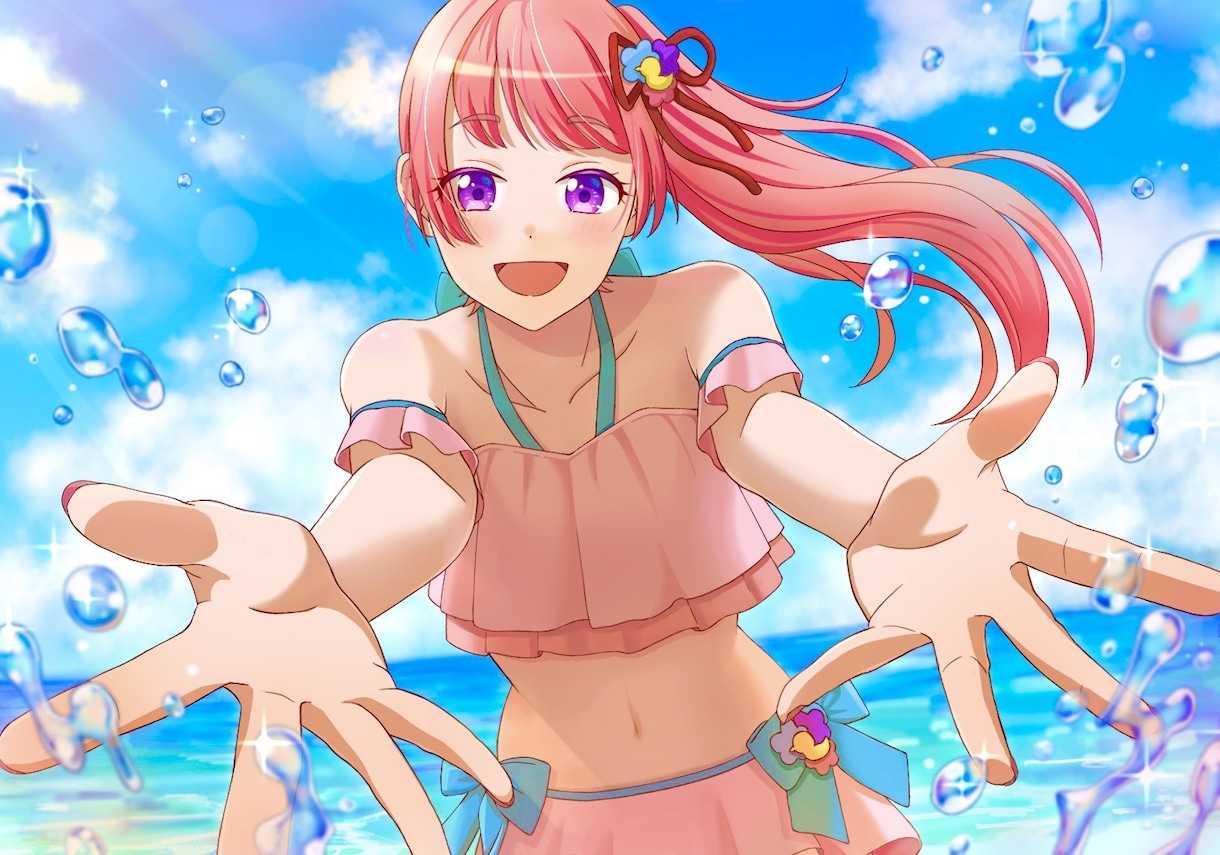 商用利用◎お好みのイラスト制作いたします アイコン、サムネ、歌ってみた配信などに使える一枚絵です♪ イメージ2