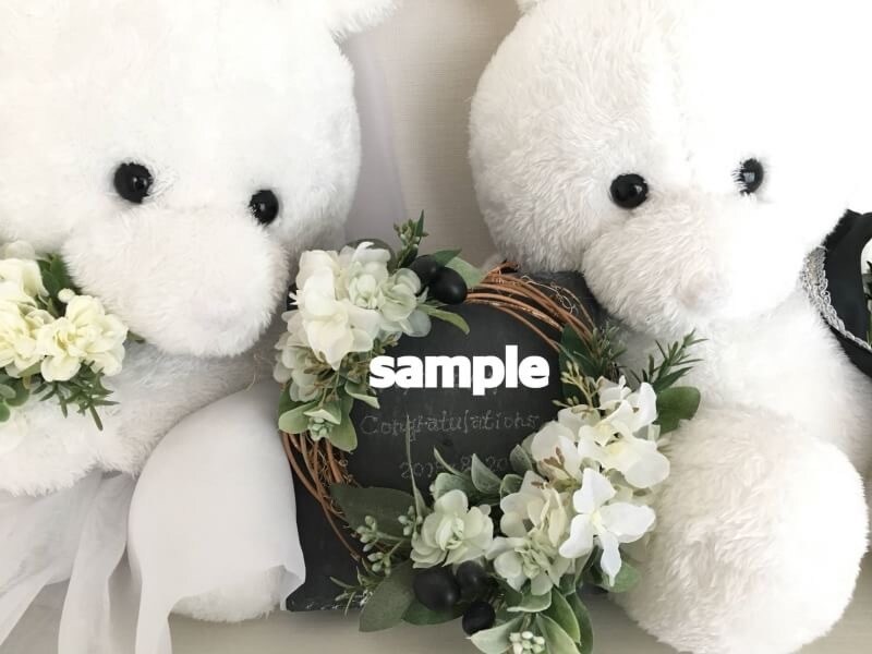 結婚式のウェルカムボードなどお作りします お客様のイメージするものをお花を使って可愛くアレンジします。 イメージ5