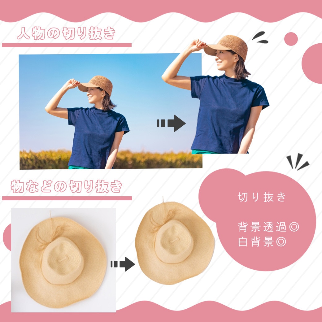 画像の切り抜きや加工承ります 切り抜き、白抜き、色補正など加工全般 イメージ3