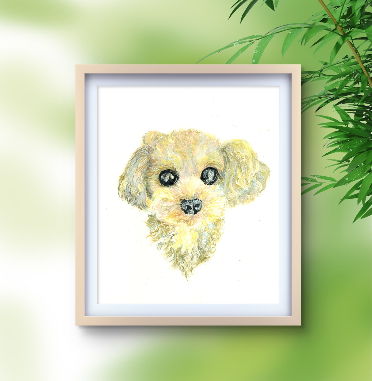 あなたの可愛いわんちゃんを、絵画に仕上げます ペットの似顔絵・肖像画オーダー『まなペットアート』横浜・東京 イメージ7