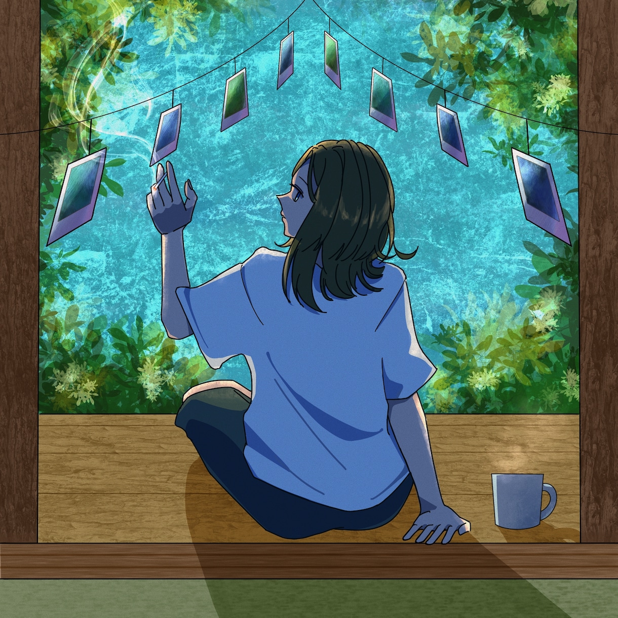 楽曲配信用のジャケットイラストを作成します 筆タッチの珍しいイラストをお求めならば是非こちらへ！ イメージ1