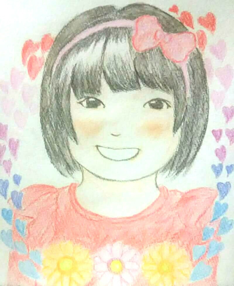 水彩色鉛筆で似顔絵お描きします お祝いなどの記念におすすめです！ イメージ3