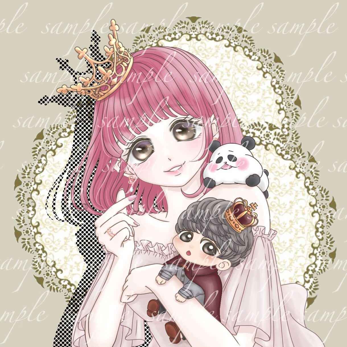 等身イラスト描きます あなたの想像をイラストにꕤ︎︎ イメージ3