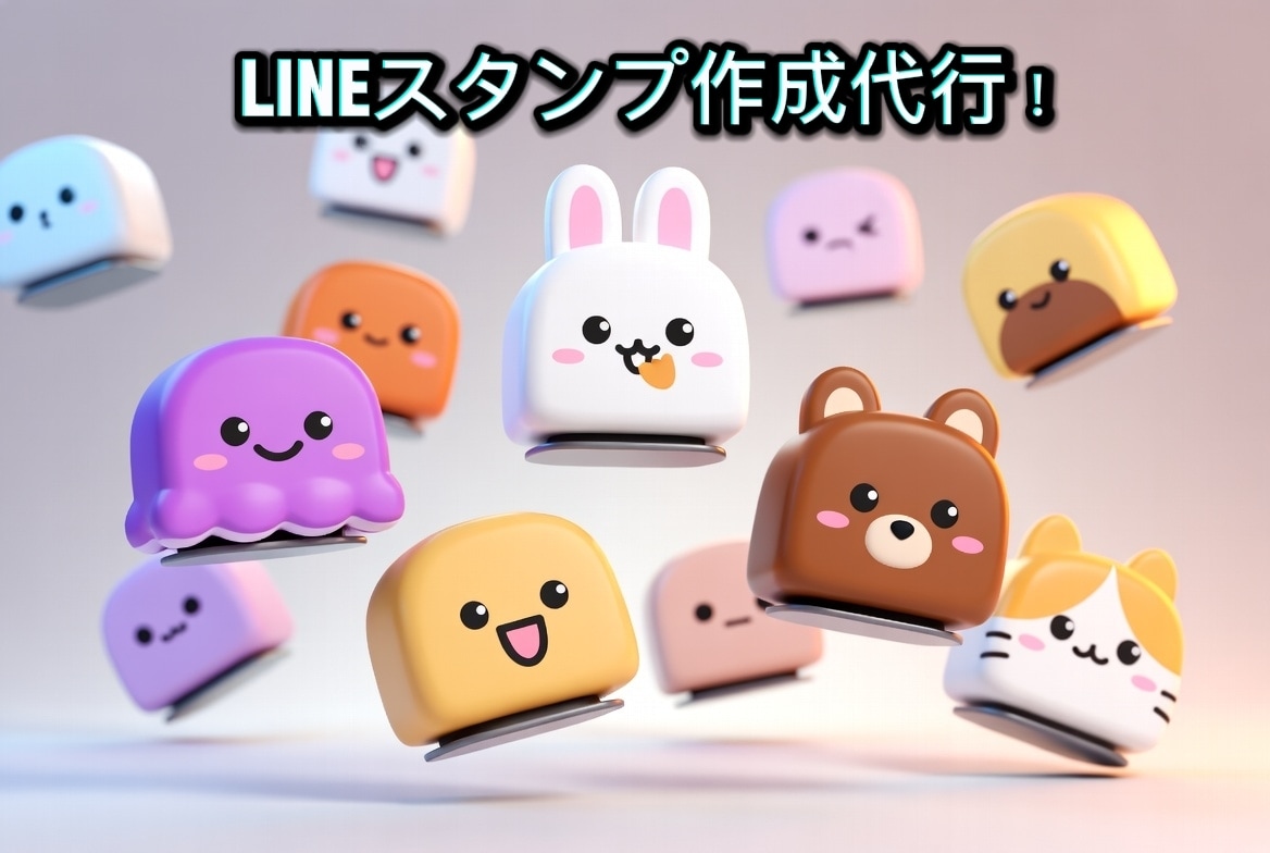 SuperGrokでLINEスタンプ作成代行します 8枚2,000円からLINEスタンプ作成代行！ イメージ1