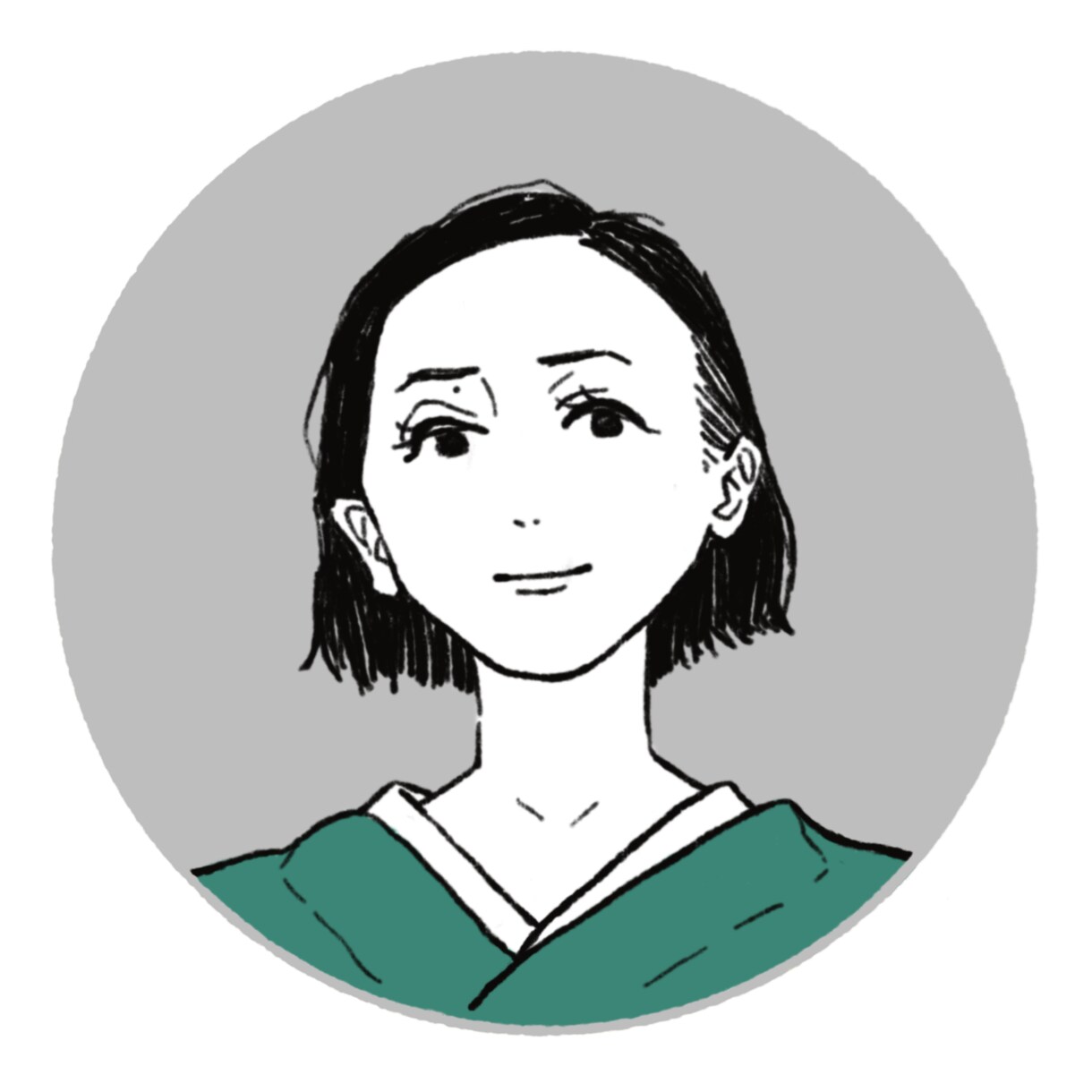 シンプルでやさしいタッチの似顔絵描きます SNSのアイコンにお使いください♪ イメージ2