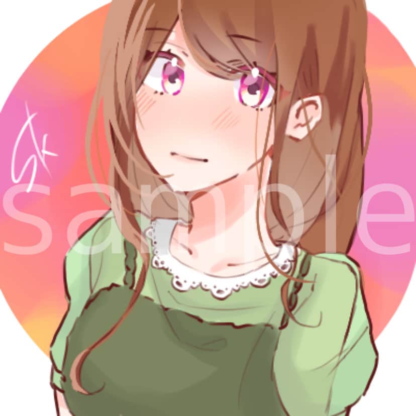 SNSアイコンを描きます TwitterやLINEなどで使えるSNSアイコンを描きます イメージ3