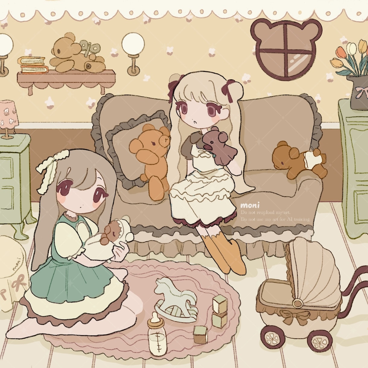 ふんわりかわいいイラストお描きします MV,サムネ,立ち絵,グッズに◎ イメージ5