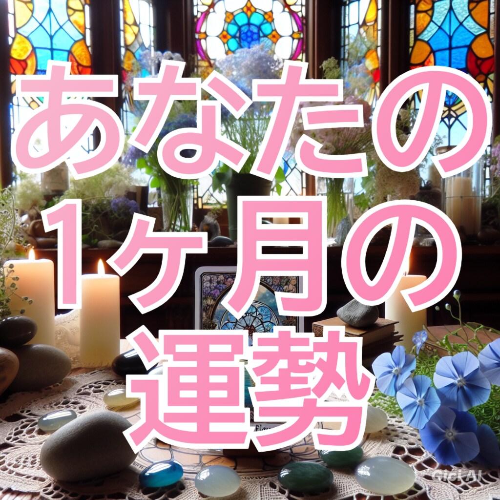 １ヶ月の運勢を占います 俯瞰してこの1ヶ月を見ていきましょう イメージ1