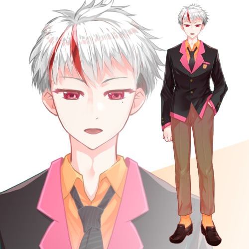 IRIAM向け一枚絵を作成します IRIAM現役公式配信者！仕様を熟知して作成します イメージ2