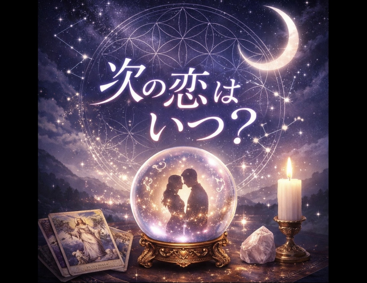 出会い運｜次の恋はいつ？タロットで占います ♡次の出会いのポイントをシンプルに読み解きます♡ イメージ1