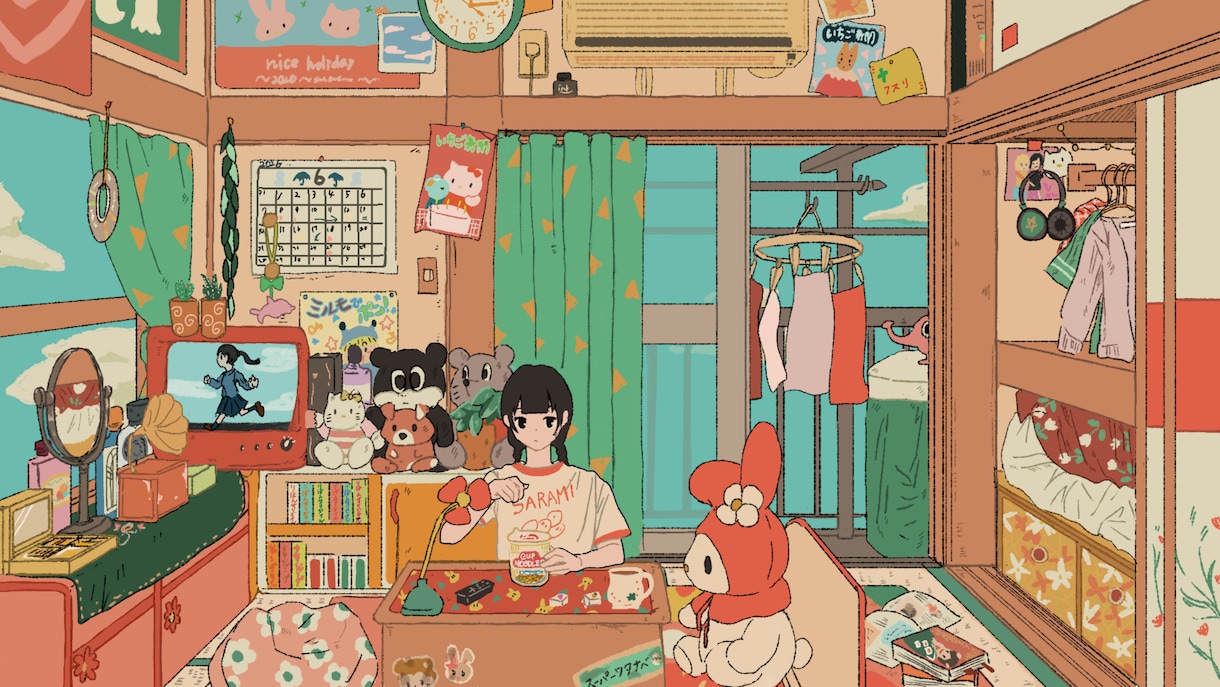 あなたの好きな世界観、日常を一枚のイラストにします 淡くおしゃれな世界観の一枚絵をお届け致します✨ イメージ5