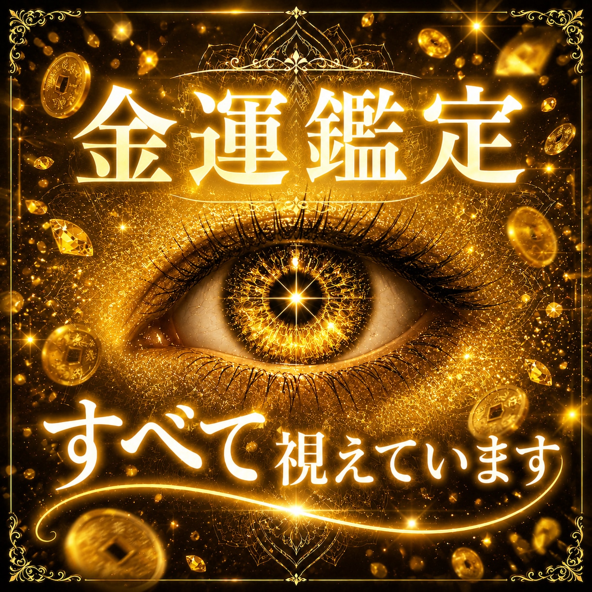 神眼霊視で神理を読み解き、金運成就の道筋を授けます あなたの金運が停滞する原因を読み解き、望む未来へ導きます。 イメージ1