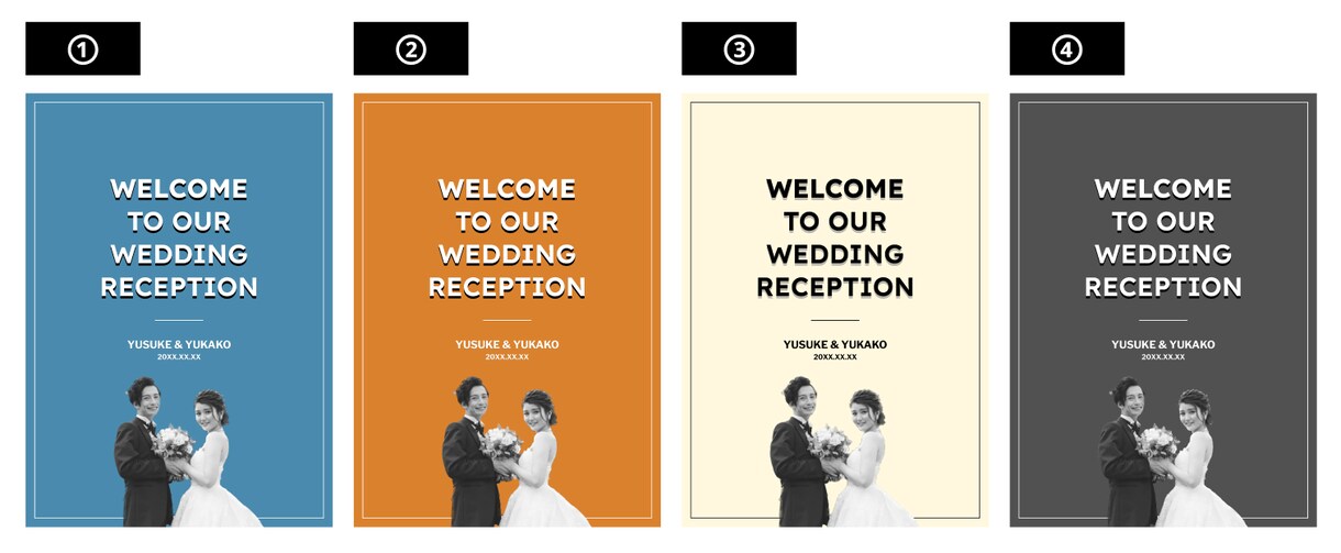おしゃれなウェルカムボードを1週間で作ります 急ぎで結婚式のウェルカムボードが必要な方へ イメージ6