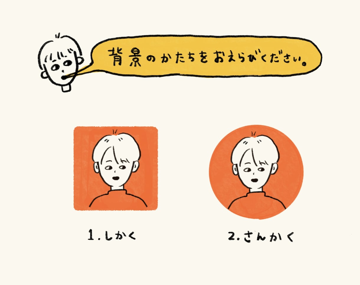 絵本風♪似顔絵のアイコン・イラスト描きます 即日〜3日のスピード納品♪SNSのアイコンなどに○ イメージ2