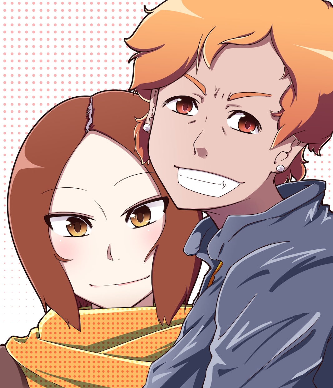 漫画風の似顔絵を描きます 本人に似せた漫画風の似顔絵とデフォルメされたものを描けます イメージ8