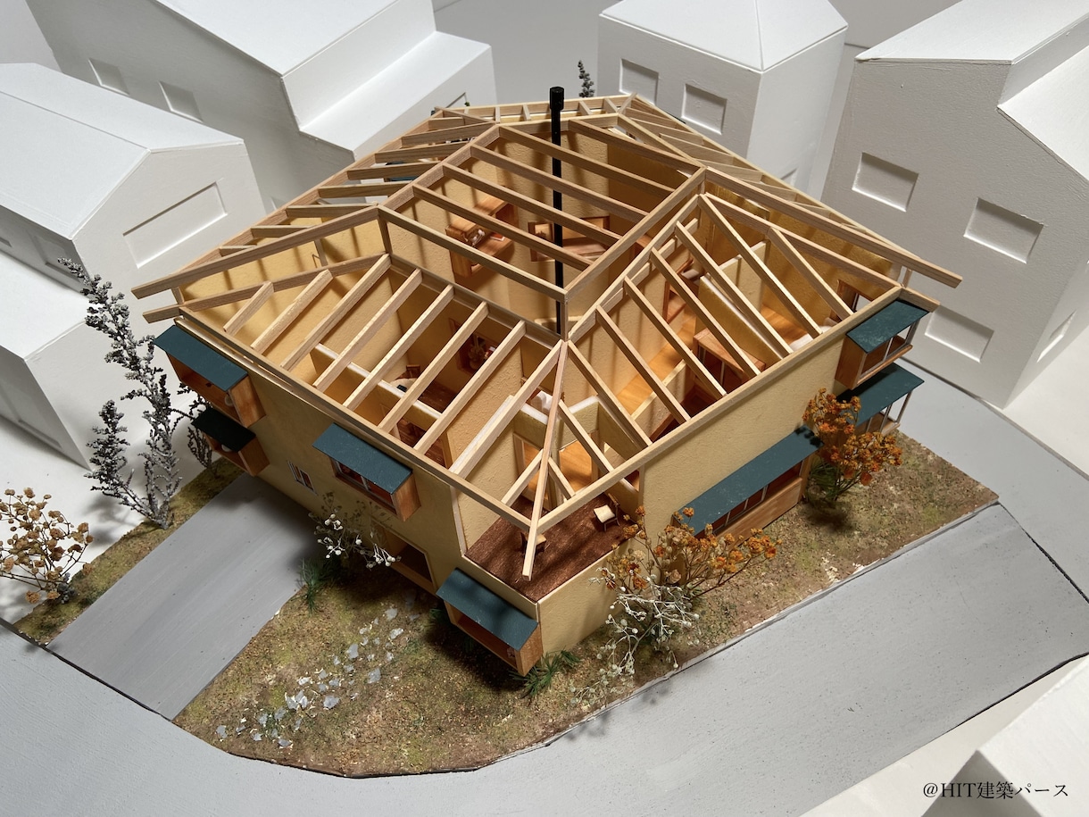 建築の内観、外観パース、住宅模型作成致します 新しい家や店舗のイメージ図などにいかがでしょうか イメージ1