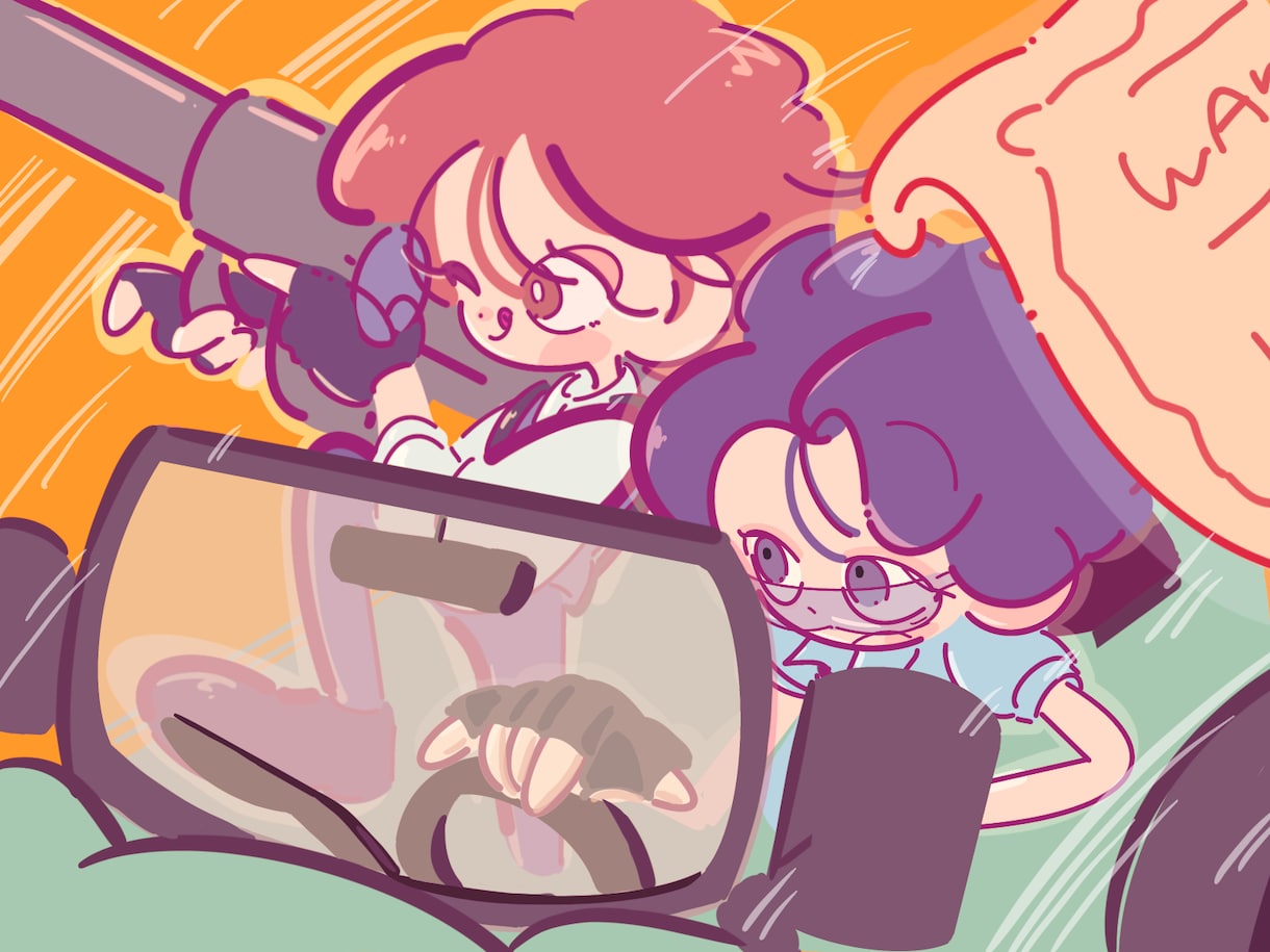 カートゥーン風！レトロポップなイラストお描きします レトロとポップの間に少しスパイス効かせた世界観をイラストに イメージ6