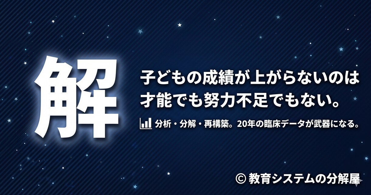 教育20年が学習・進路相談に答えますます 感情論抜きの構造分析・テキスト非同期対応 イメージ1