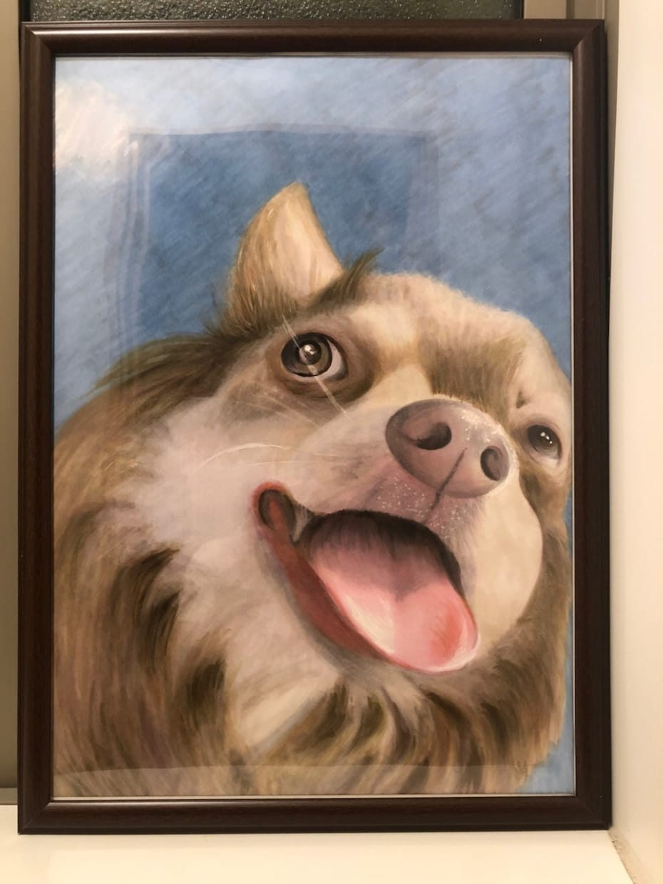 愛犬の似顔絵描きます 愛犬の写真から肖像画のようなクオリティ イメージ9