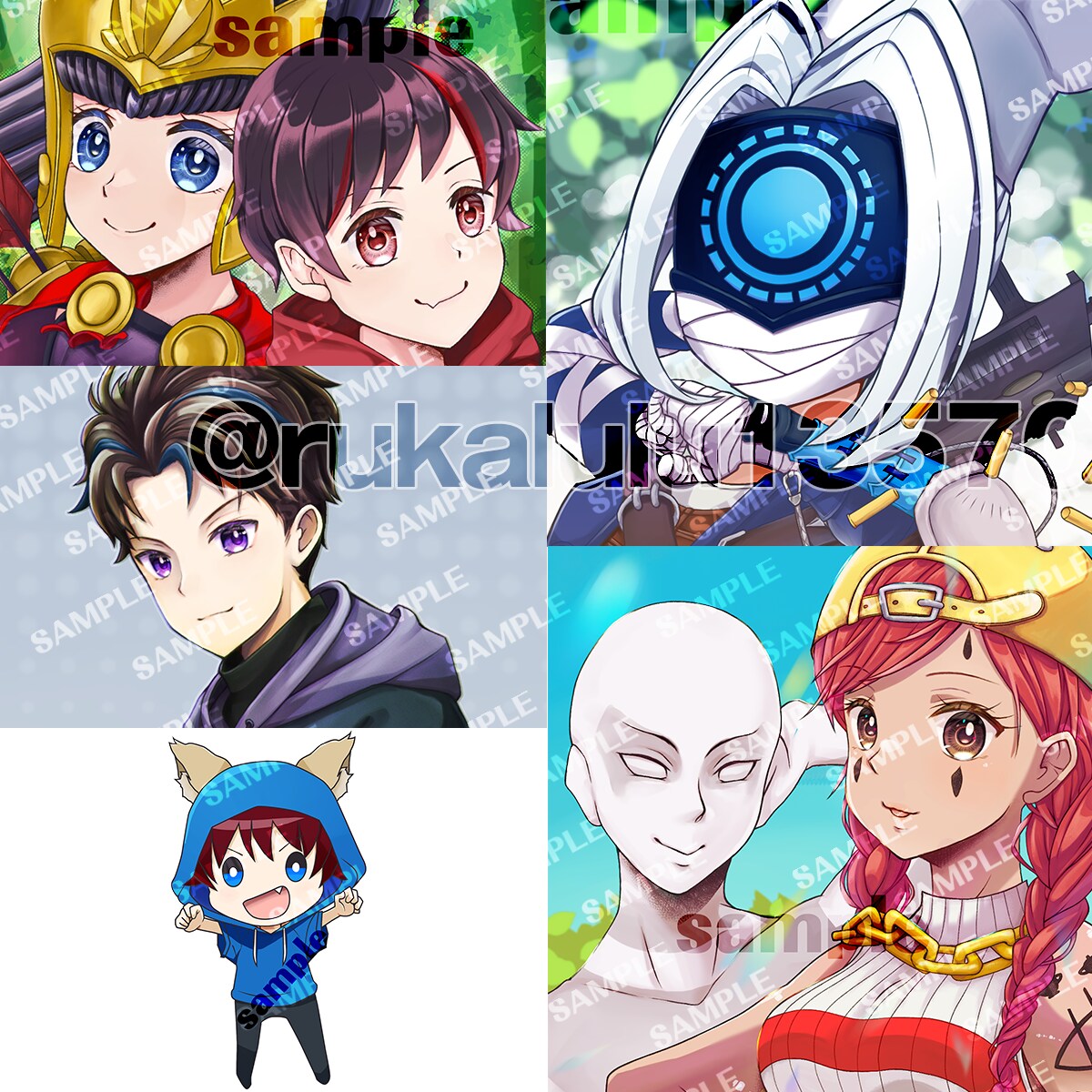 SNSアイコンを描きます SNS、配信活動、などなど、気軽にご相談ください！ イメージ4